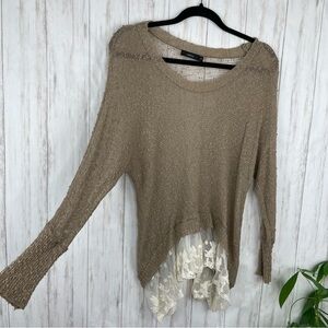 LF millau bohemian layered sweater Small